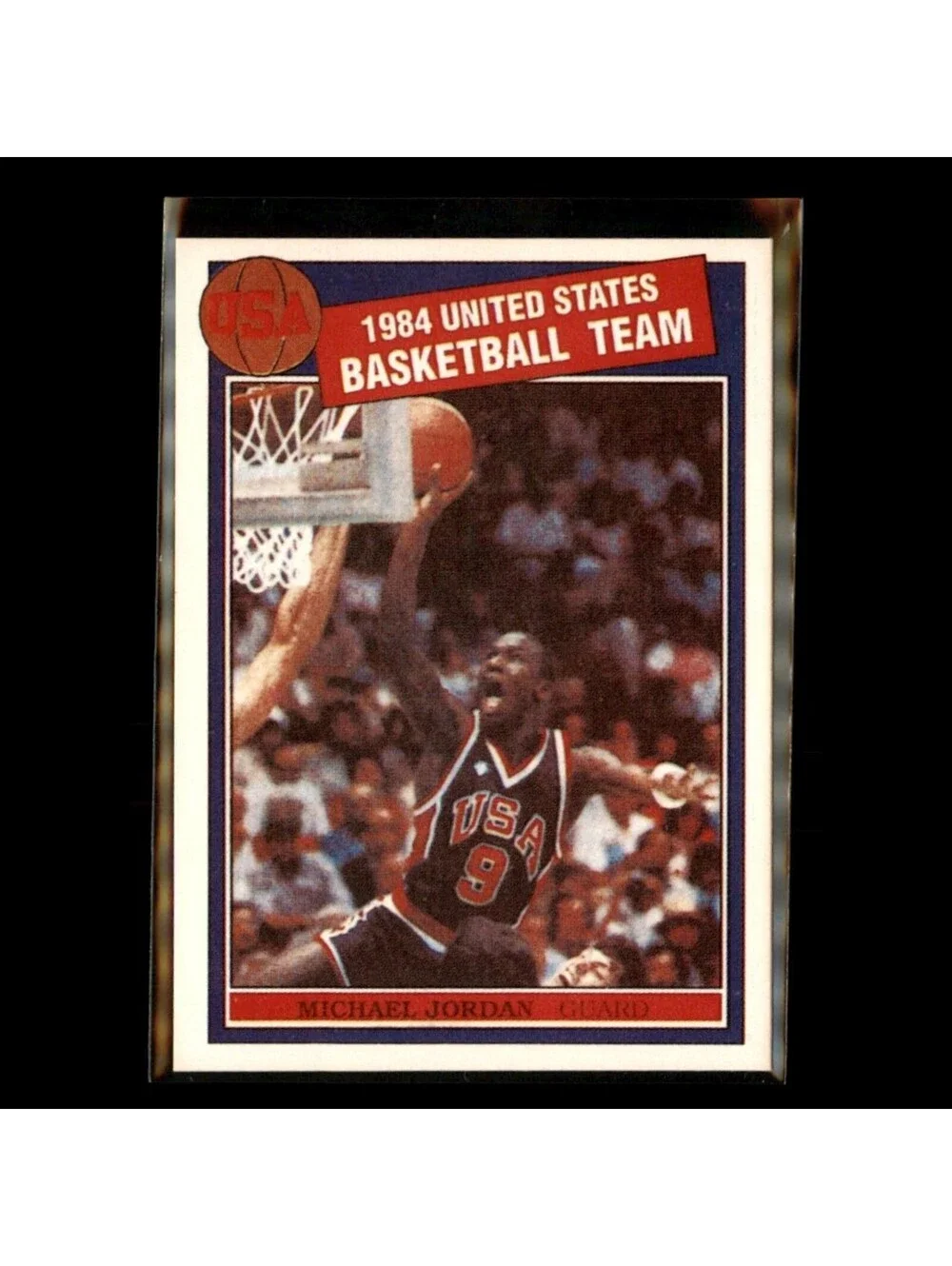1984 United States Basketball Team Michael Jordan Olympic Oddball Card